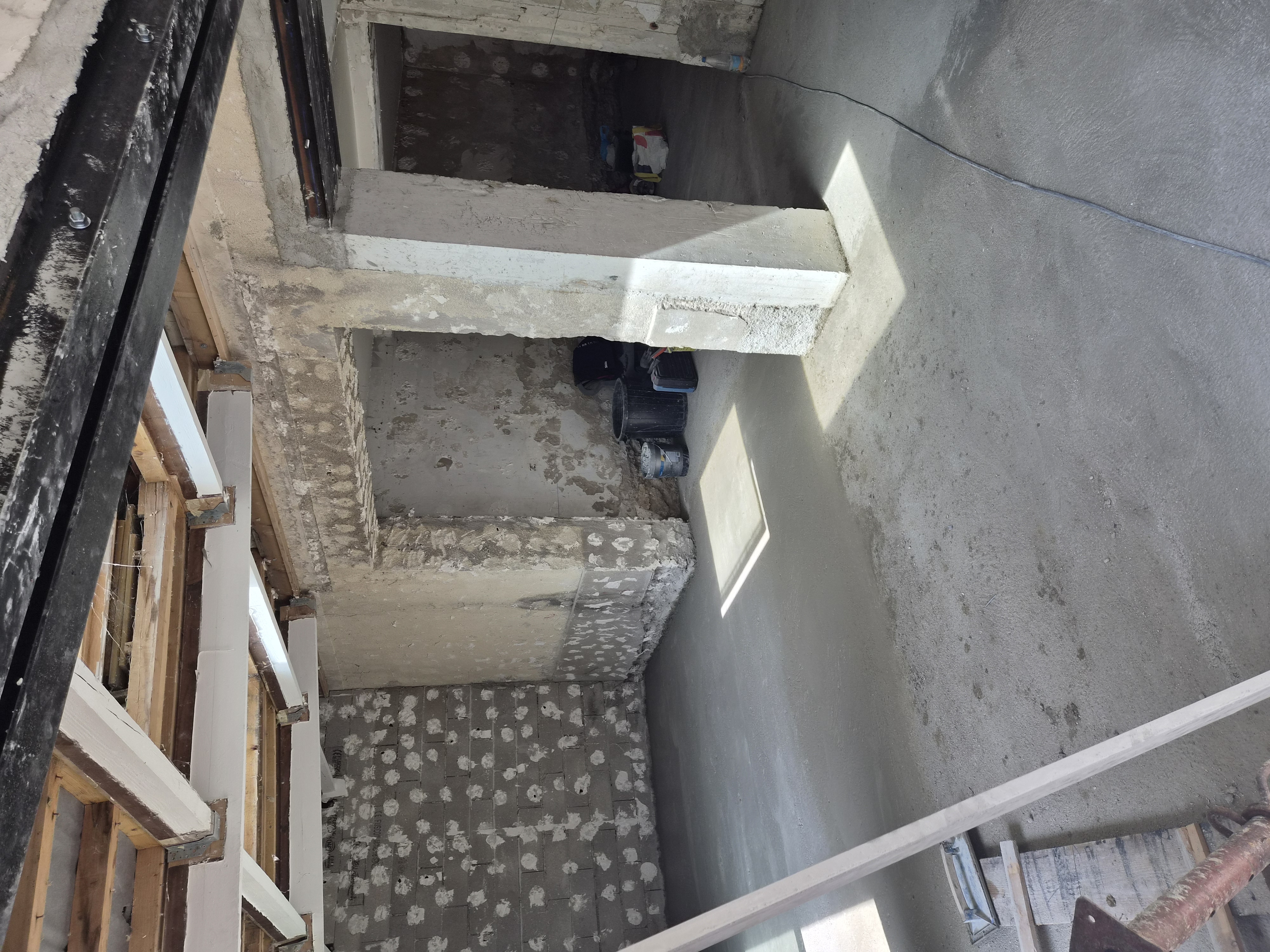 Volume intérieur après travaux de reprise en sous-œuvre